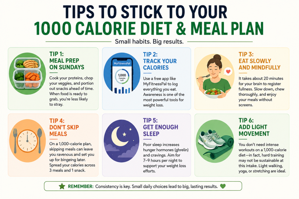 1000 Calorie Diet Meal Plan