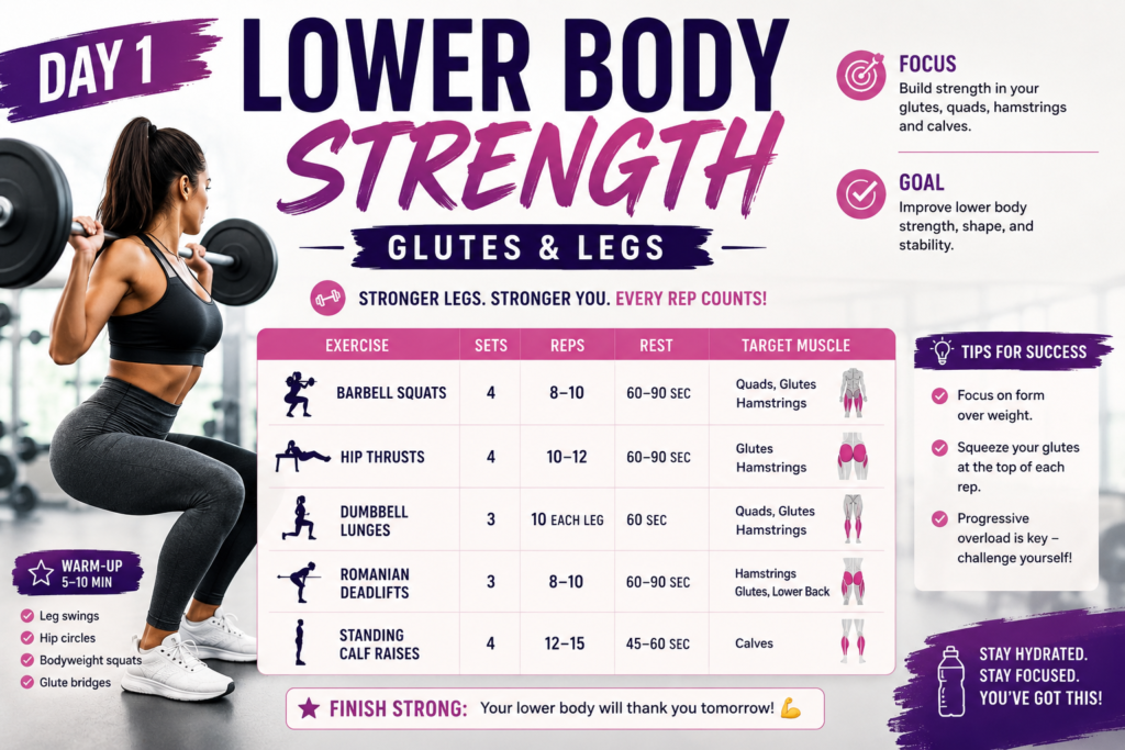 5 Day Workout Split