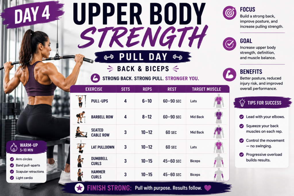 5 Day Workout Split