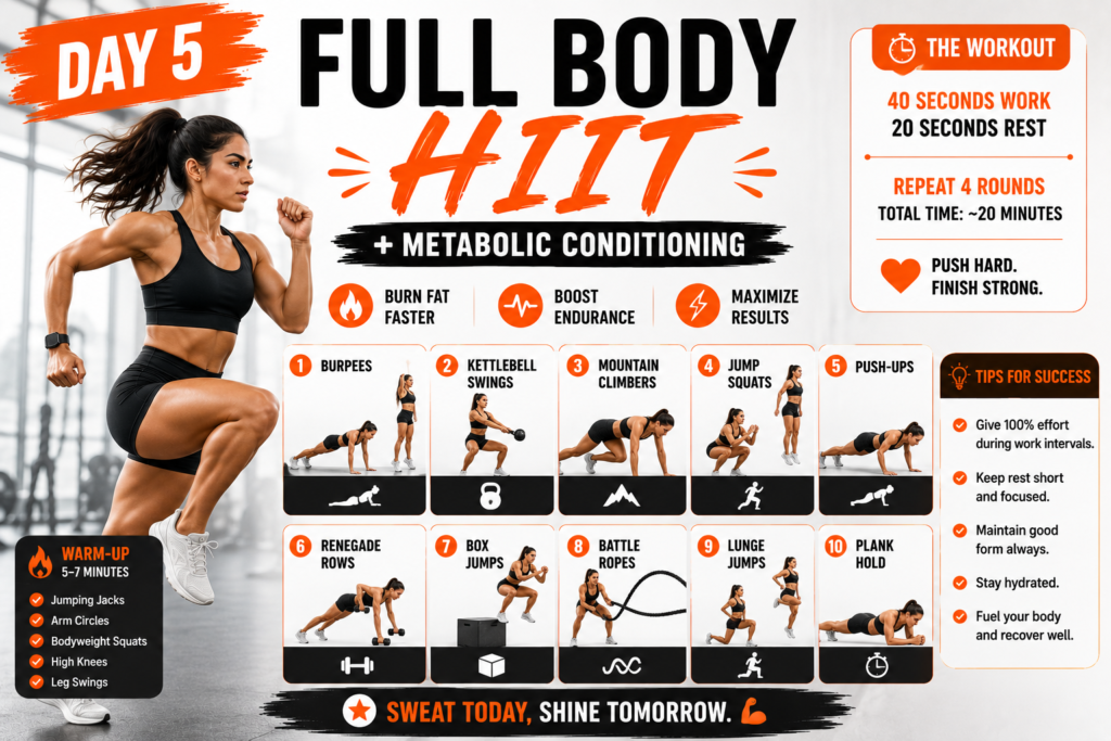 5 Day Workout Split