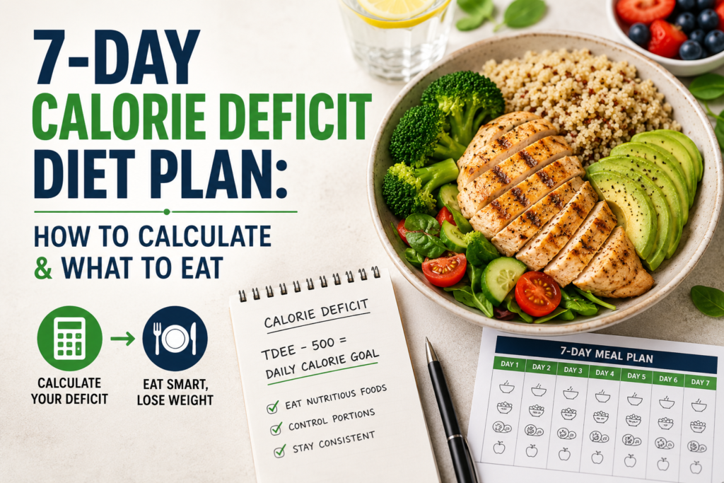 7-Day Calorie Deficit Diet Plan