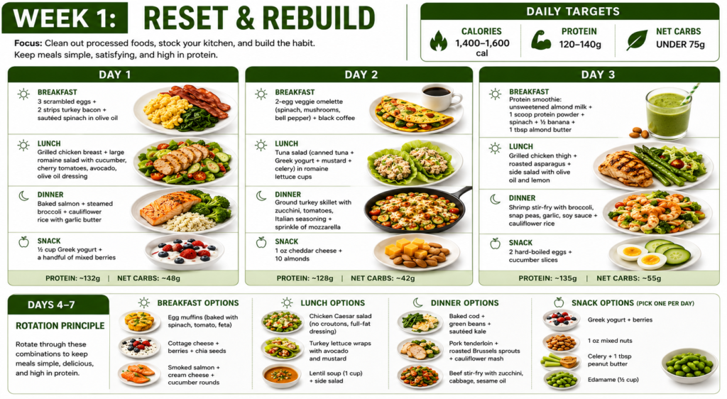 High Protein Low Carb Diet Plan