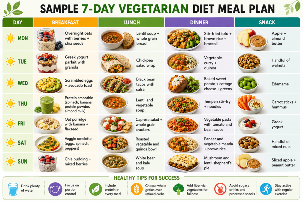 Vegetarian Diet Meal Plan