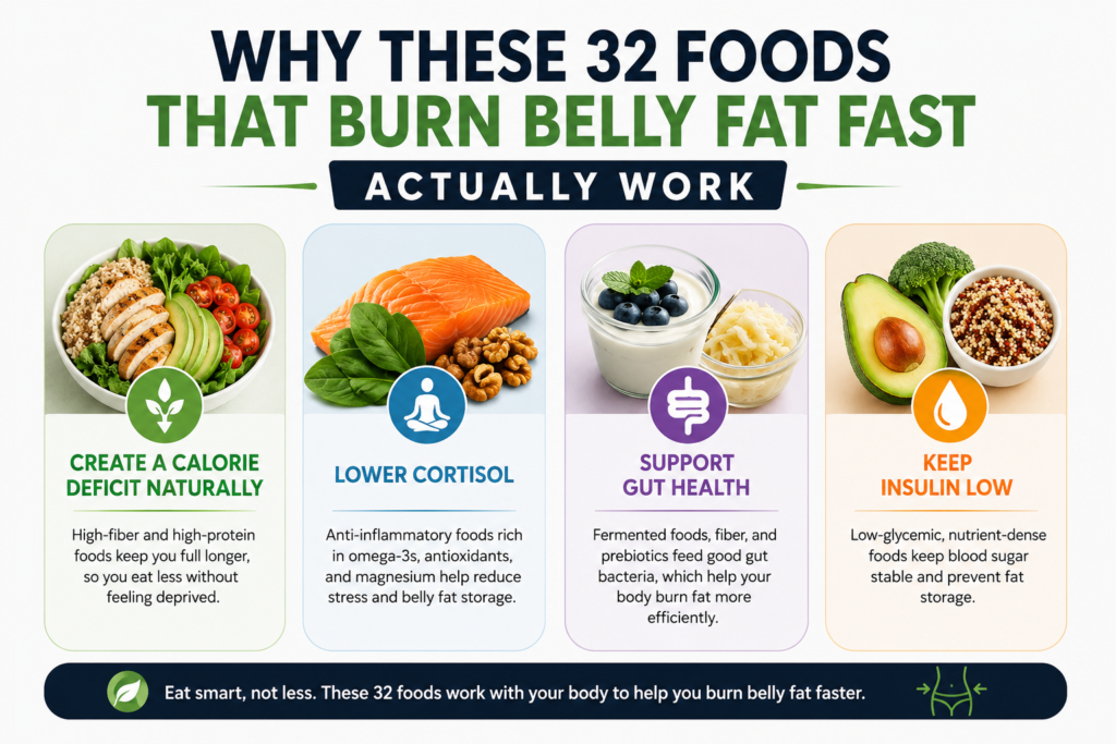 32 Foods That Burn Belly Fat Fast