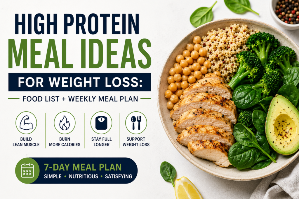 High Protein Meal Ideas for Weight Loss