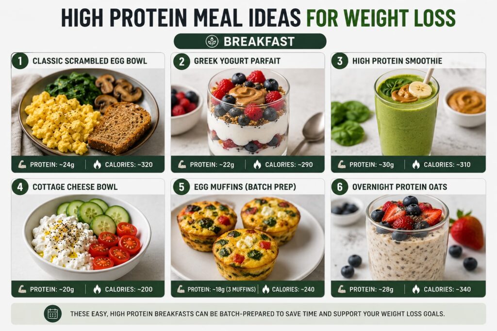 High Protein Meal Ideas for Weight Loss