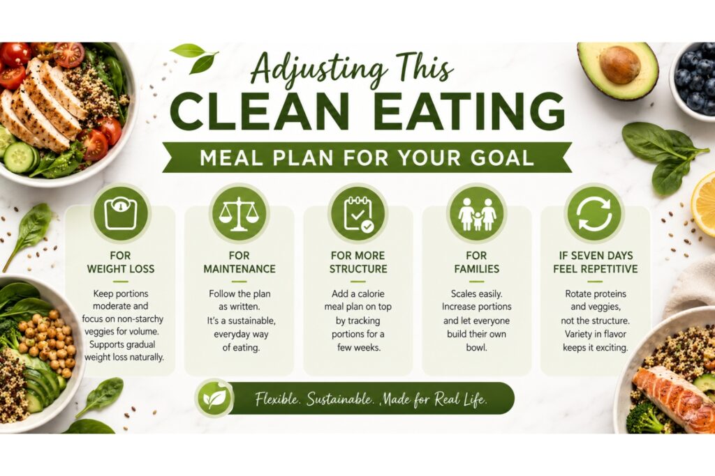 clean eating meal plan