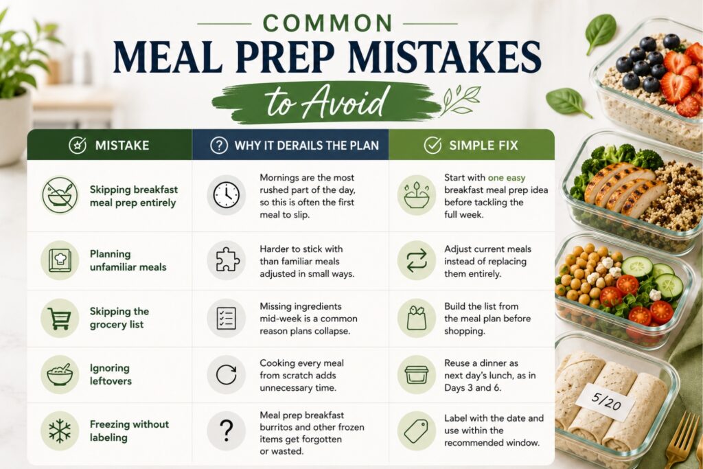 Breakfast meal prep