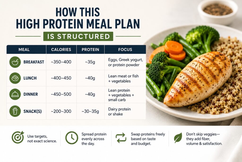High Protein Meal Plan