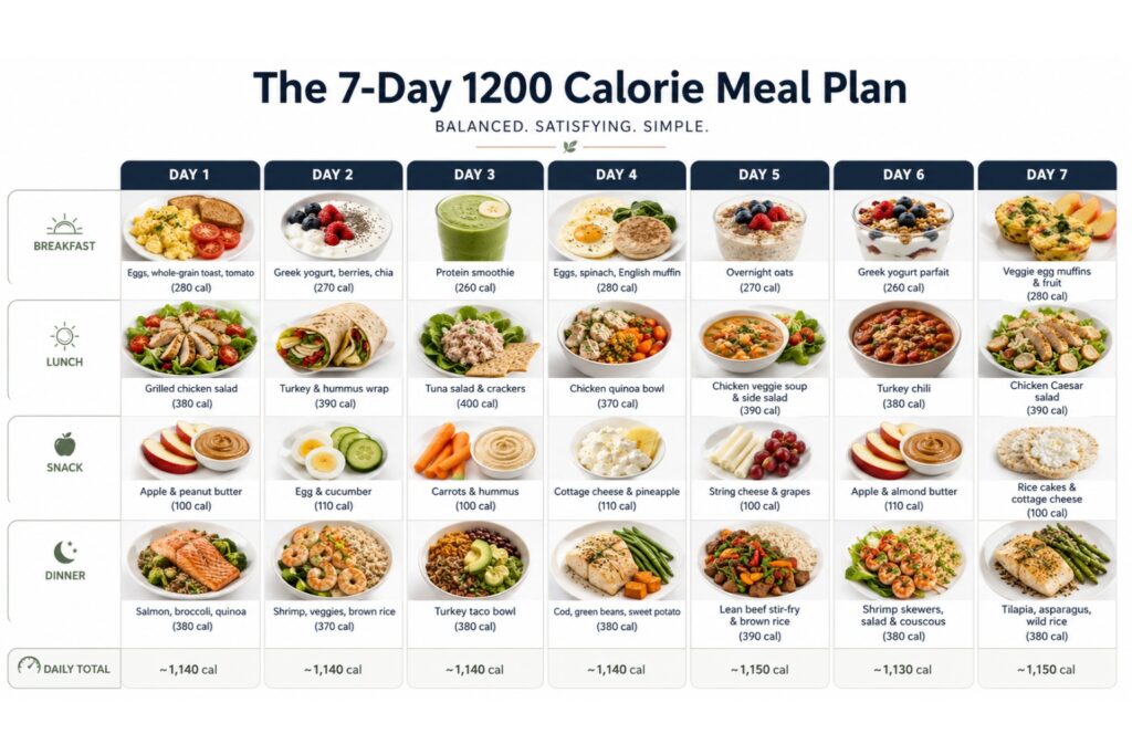 1200 Calorie Meal Plan