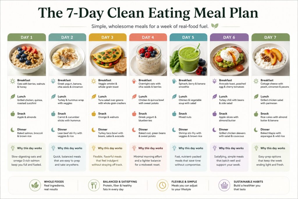 clean eating meal plan