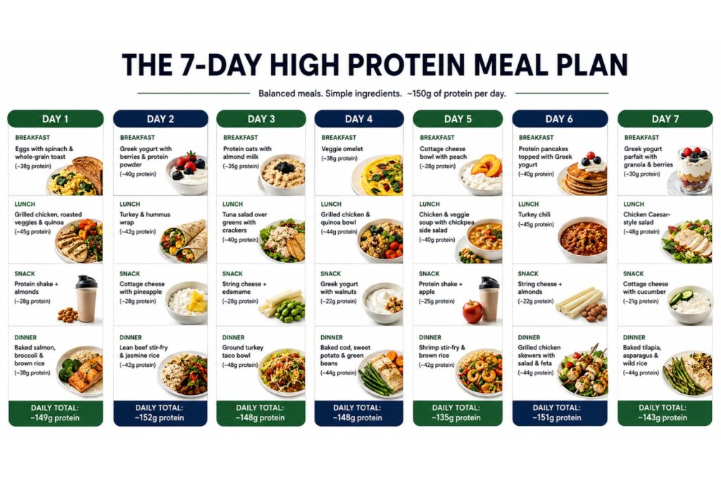 High Protein Meal Plan