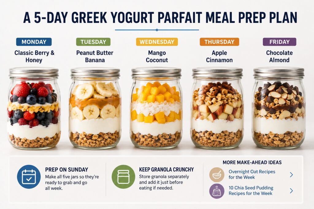 Greek yogurt parfait