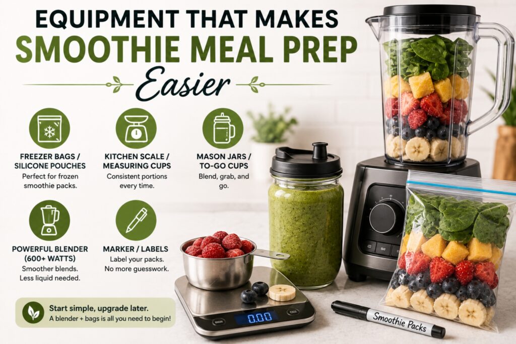 Smoothie Meal Prep