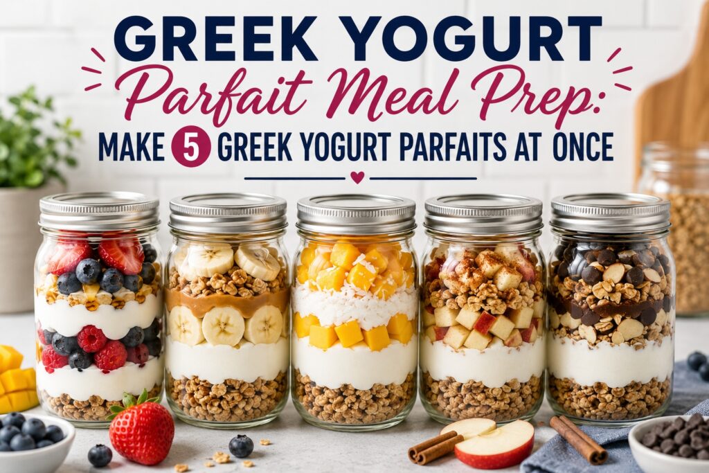Greek yogurt parfait