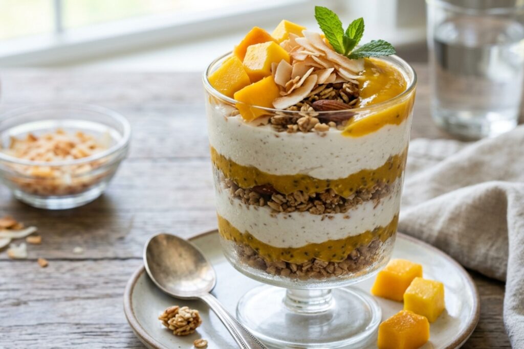 Greek yogurt parfait