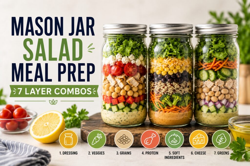 Mason Jar Salad Meal Prep