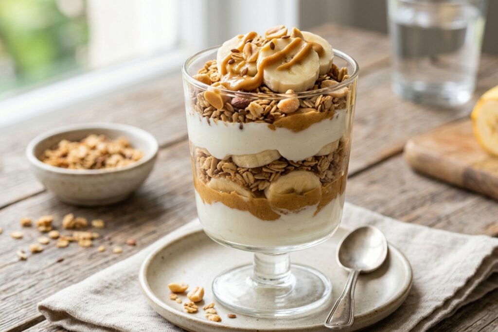 Greek yogurt parfait
