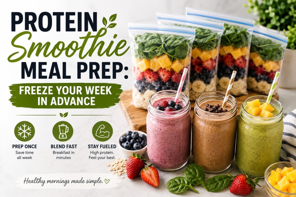 Smoothie Meal Prep