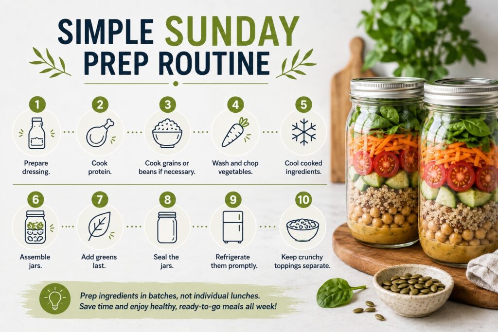 Mason Jar Salad Meal Prep