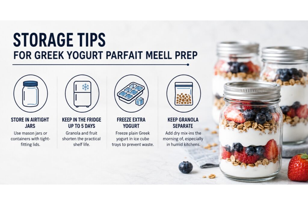 Greek yogurt parfait