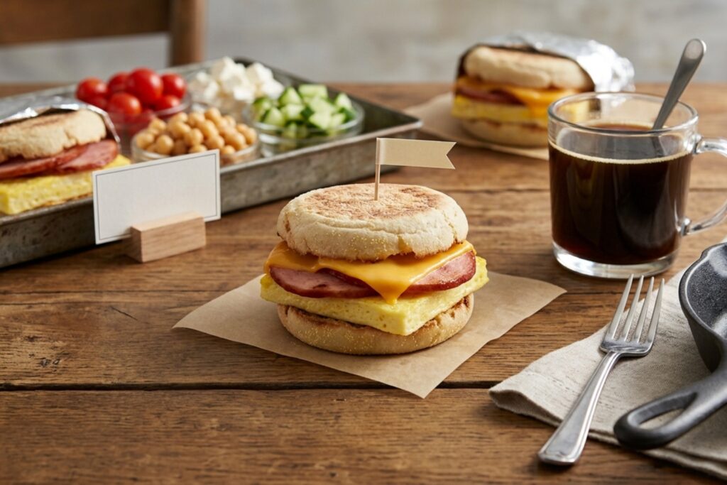 Make Ahead Breakfast Sandwiches