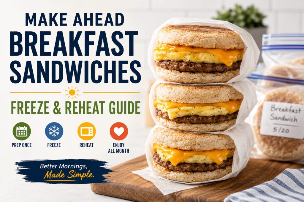 Make Ahead Breakfast Sandwiches