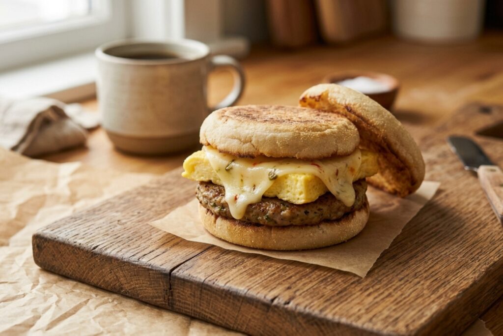 Make Ahead Breakfast Sandwiches