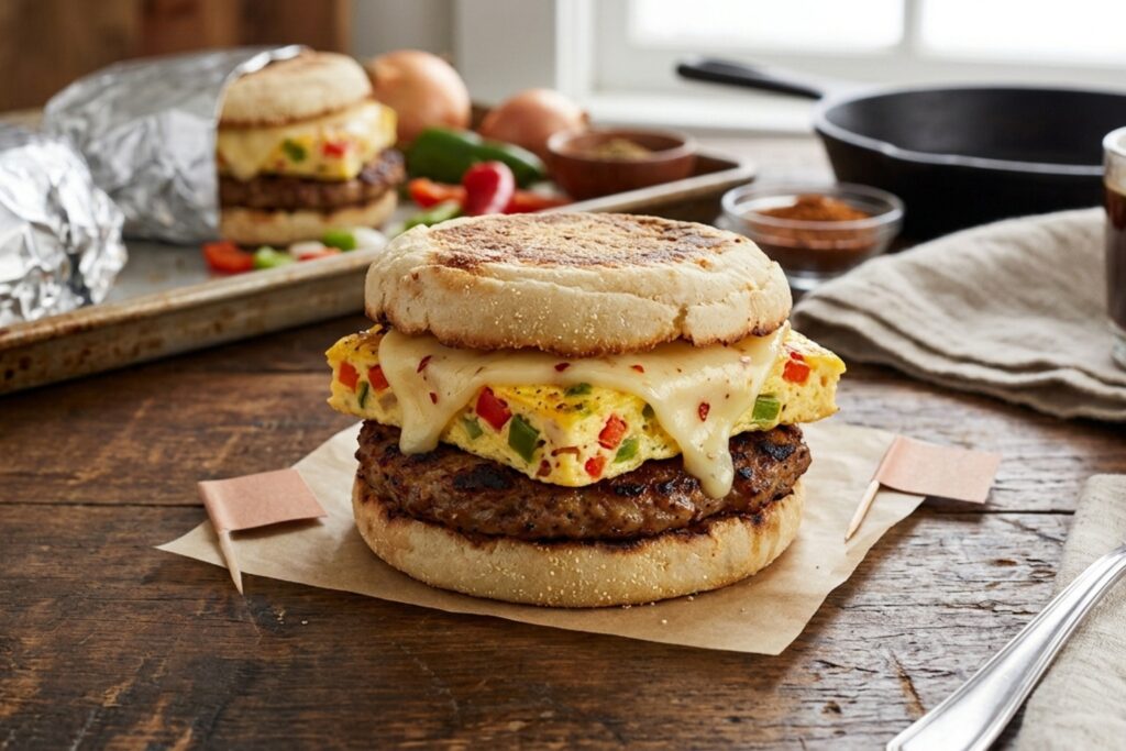 Make Ahead Breakfast Sandwiches