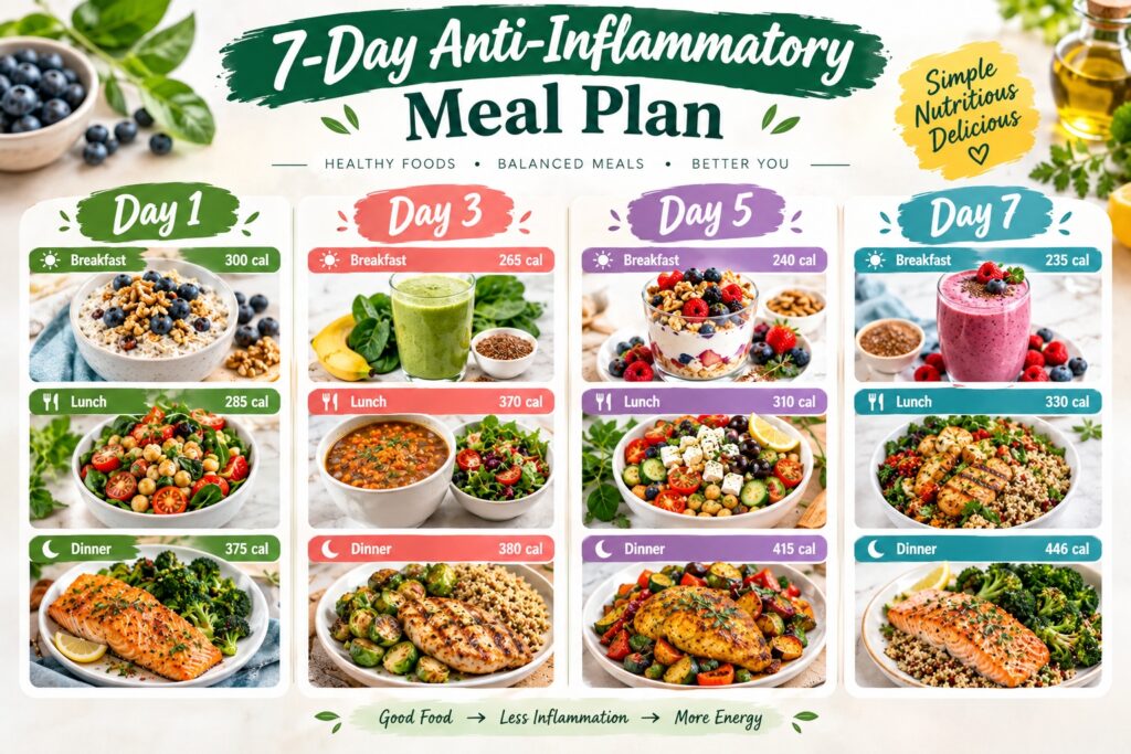Anti Inflammatory Meal Plan